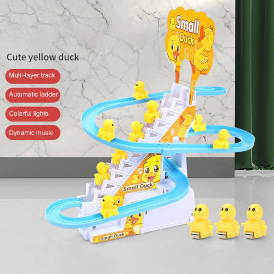 Happy Duck Track Set Toys With Music & LED Flashing Lights Fun Gifts - Great Birthday Gift