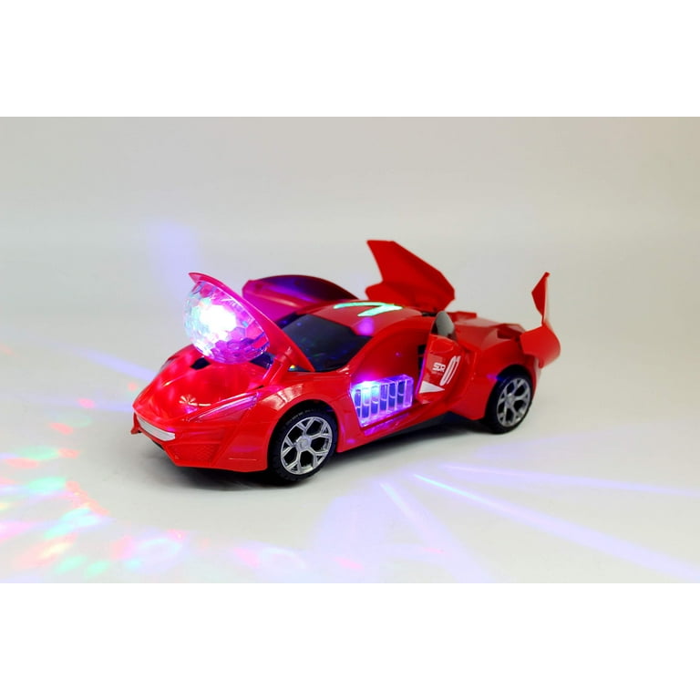 SDR Electric Open Able Doors Super Racing Bump-N-Go Car Toys