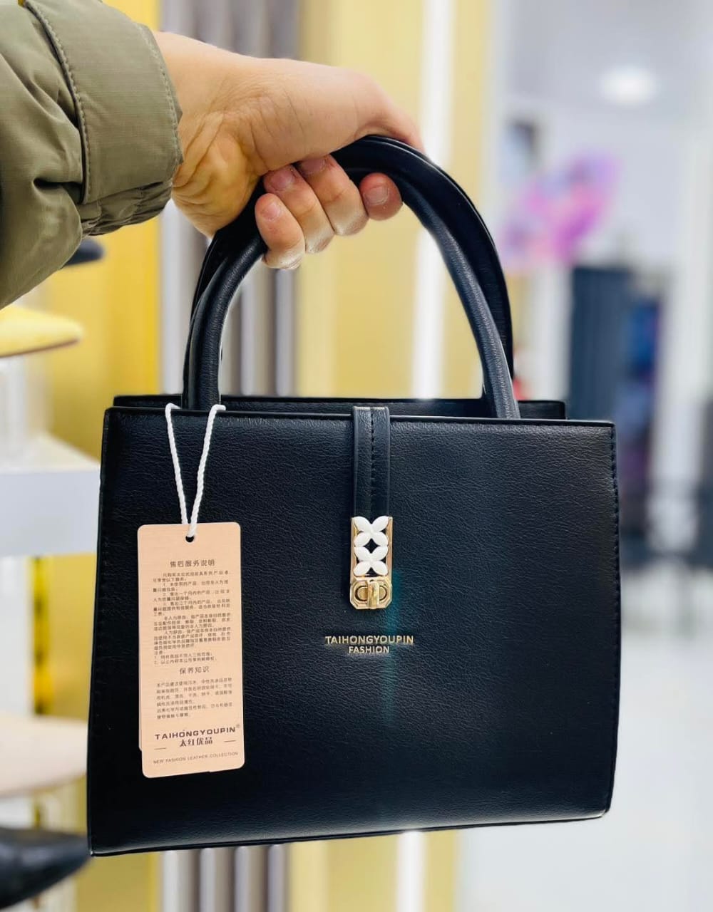 Top Handle Imported Women Hand Bags