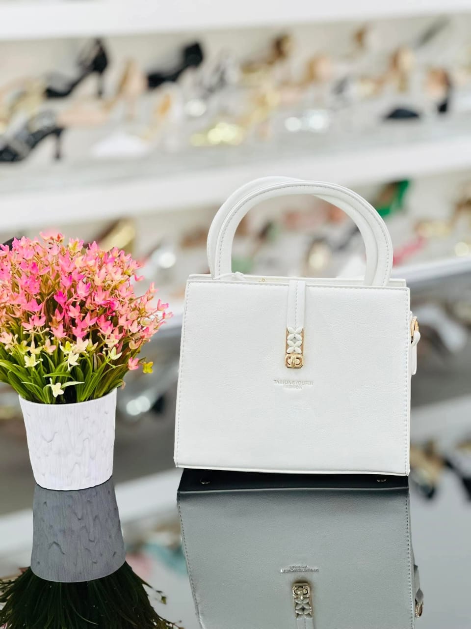 Top Handle Imported Women Hand Bags