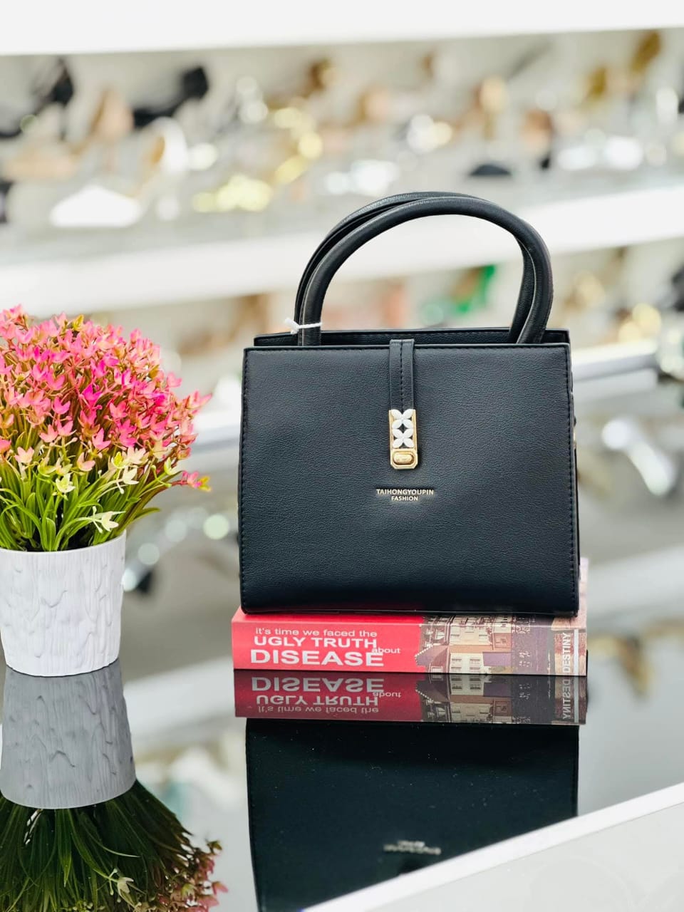 Top Handle Imported Women Hand Bags