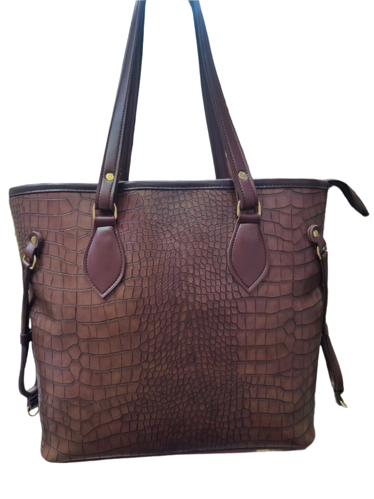 Urban Croco Carryall Tote Bag