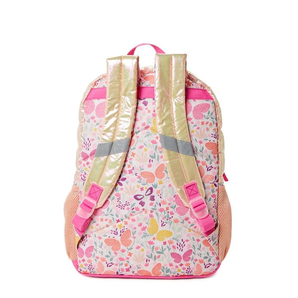 Holographic Butterfly Puffer Backpack / Bag