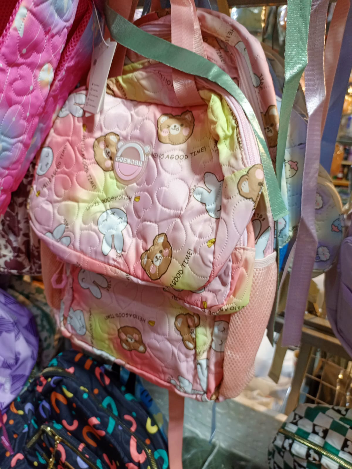 Rainbow Unicorn & Stars School Bags/ Backpack 3 Piece Set (Free Shipment)