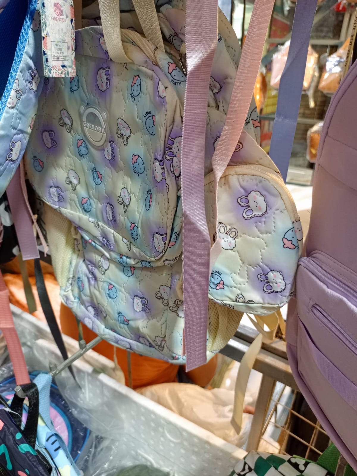 Rainbow Unicorn & Stars School Bags/ Backpack 3 Piece Set (Free Shipment)