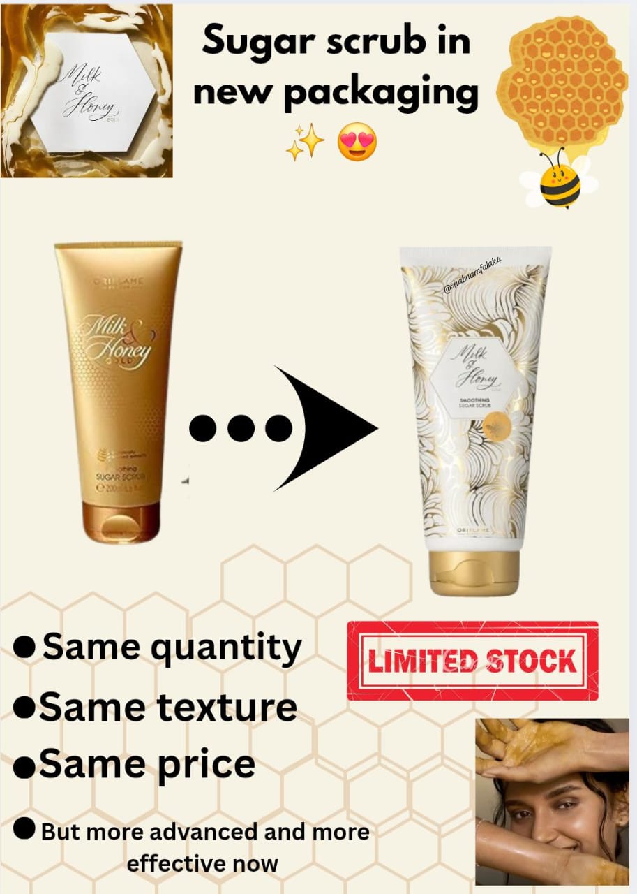 Oriflame Milk & Honey Gold Sugar Scrub Original