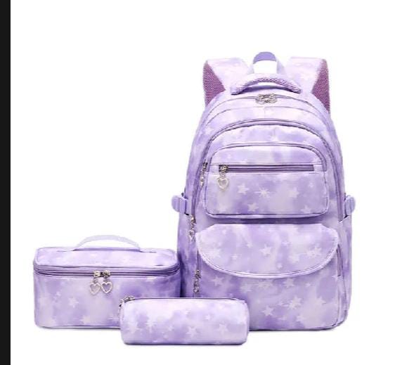 Twinkle Stars 3 Pieces School Bag