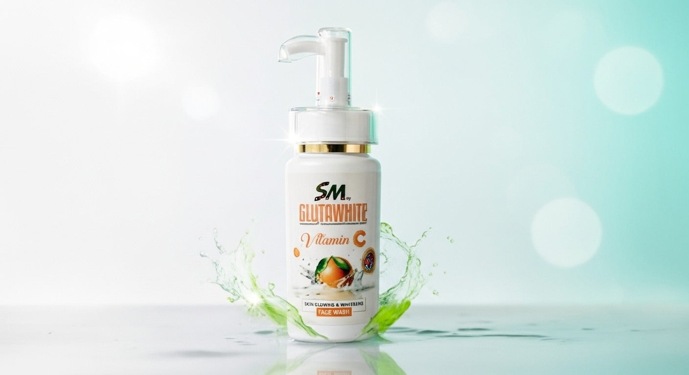 3 IN 1 Deal SM Glutawhite Face Wash , Hand & Feet Cream , Vitamin C Face Wash Cosmetics