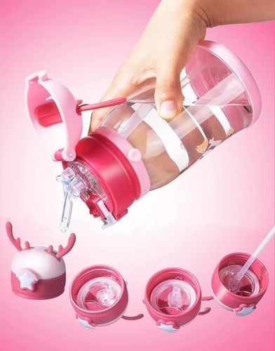 Adorable Reindeer themed Kids Water Bottle (Free Shipment)
