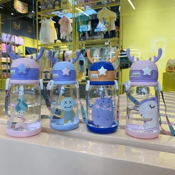 Adorable Reindeer themed Kids Water Bottle (Free Shipment)