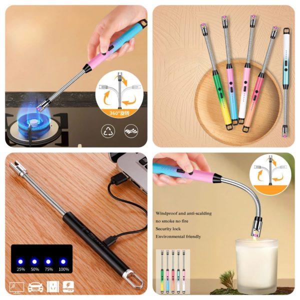 Arc Electric Lighter USB Rechargeable Accessories (Free Shipment)