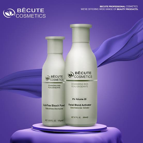BeCute Skin Polish Set – Bleach Powder & Facial Blonde Activator For Radiant And Even Skin Tone Cosmetics (Free Shipment)