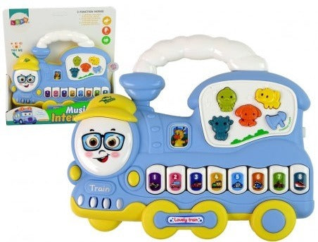 Colorful Musical Educational Train Piano With Lights, Sounds Toys (Free Shipment)