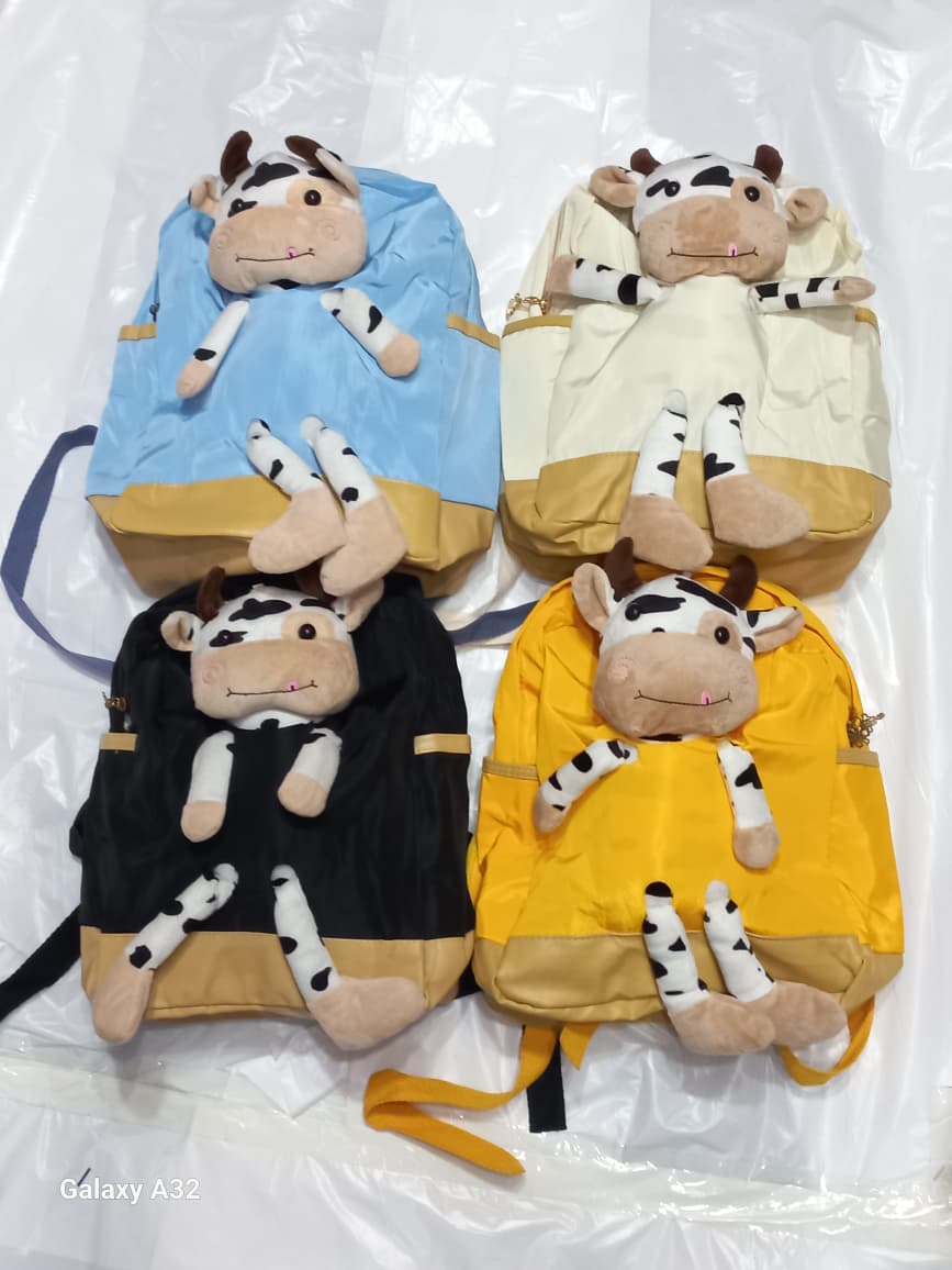 Cute Cow Plush Mini School Bags/Back Pack For Toddlers