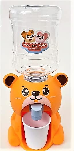 Cute Bear Water Dispenser Mini Drinking Fountain Pump Toys