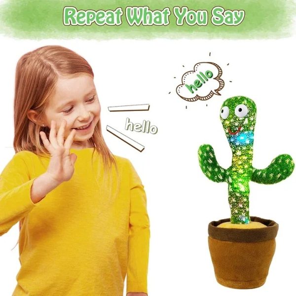 Dancing Cactus With Mufler Hat Toys (rechargeable) (Free Shipment)