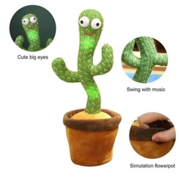 Dancing Cactus With Mufler Hat Toys (rechargeable) (Free Shipment)