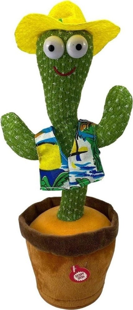 Dancing Cactus With Mufler Hat Toys (rechargeable) (Free Shipment)