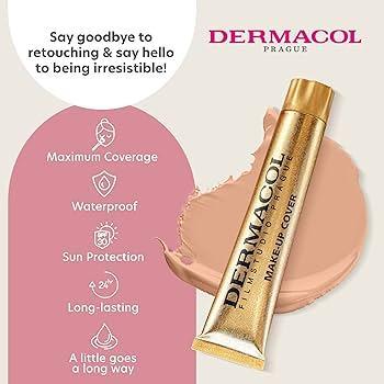 Dermacol Best Quality Makeup Cover Foundation 30 g Waterproof Foundation F11 Shade Cosmetics