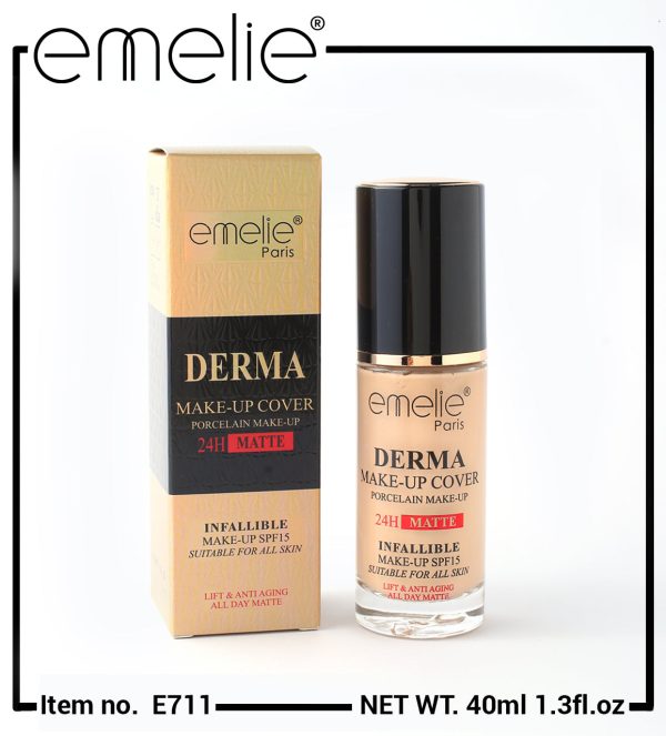 Emelie Derma Foundation (40ml) Cosmetics