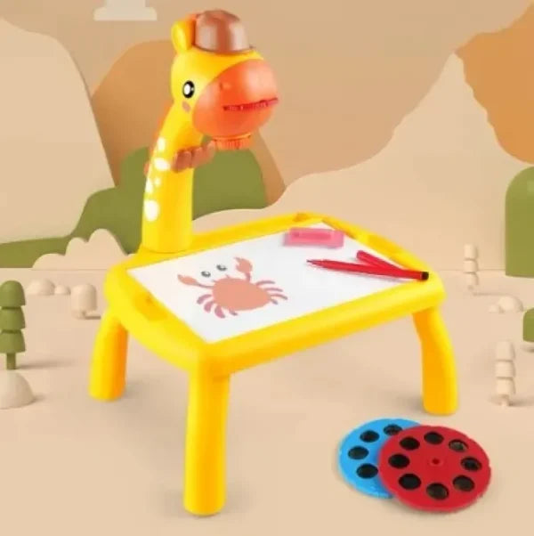 Giraffe Projection Painting Table With Music Toys (Free Shipment)