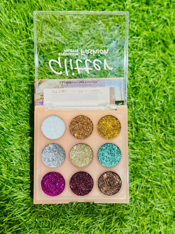Glitter Eye shadow Palette 9 In 1 Kit For Eye Makeup Cosmetics