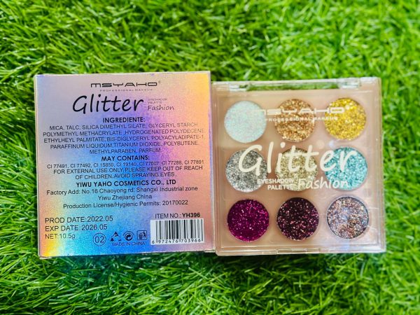 Glitter Eye shadow Palette 9 In 1 Kit For Eye Makeup Cosmetics