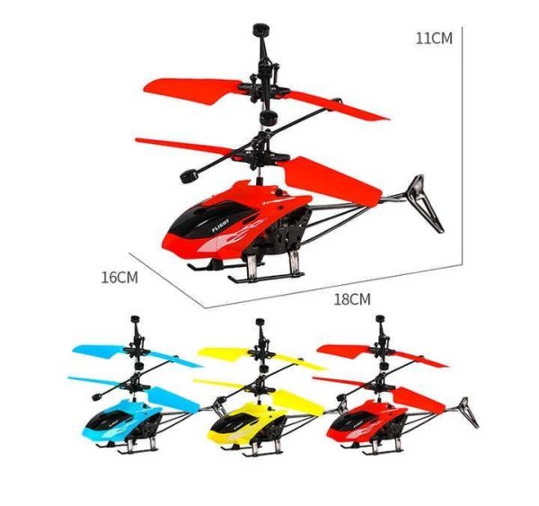 Infrared Induction with LED Light Helicopter Toys (Free Shipment)
