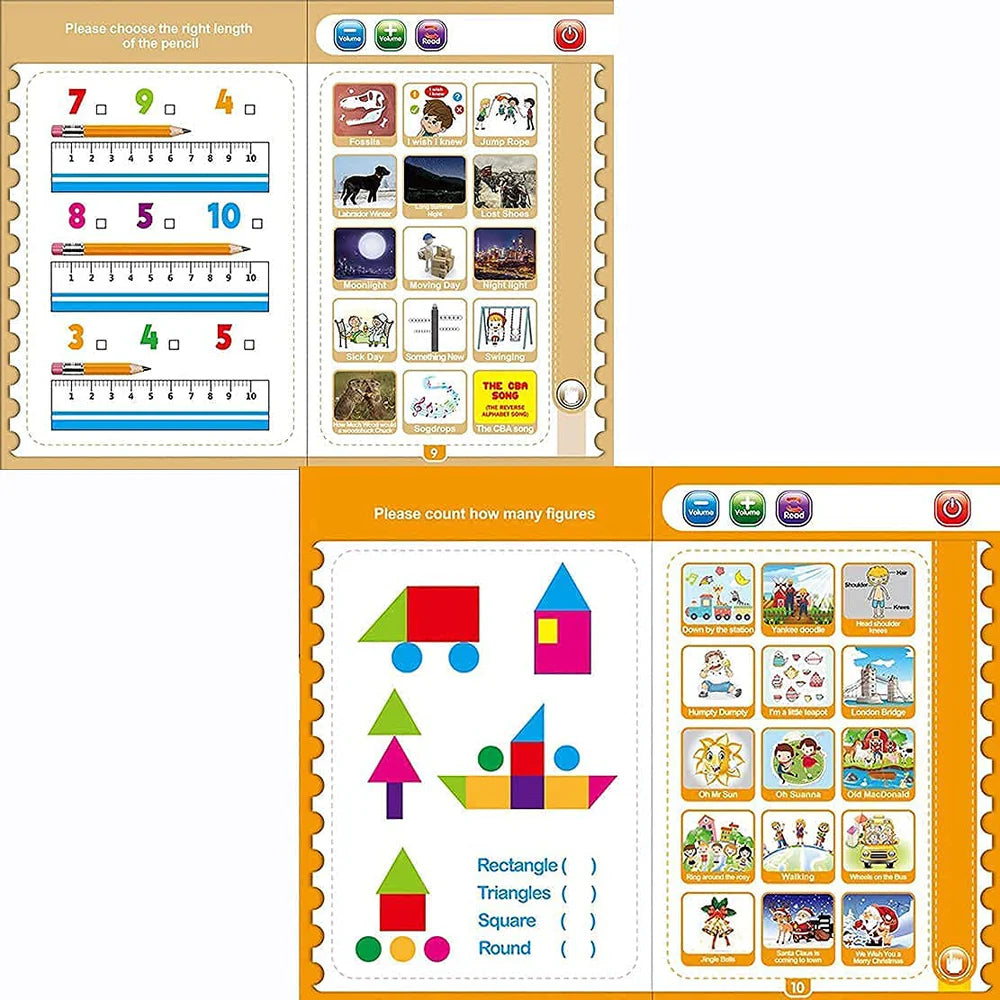 Intelligent Learning Talking Study E- Book for Kids