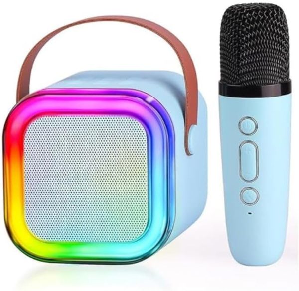 K12 Wireless Audio Microphone Bluetooth Portable Stereo Speaker With 1 Mic Accessories (random Color) (Free Shipment)