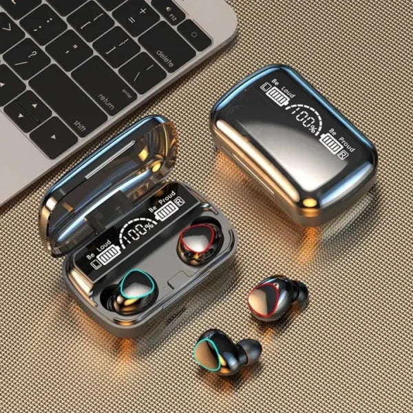 M10 Wireless Bluetooth Earbuds & Headphones Earphones Accessories (Free Shipment)