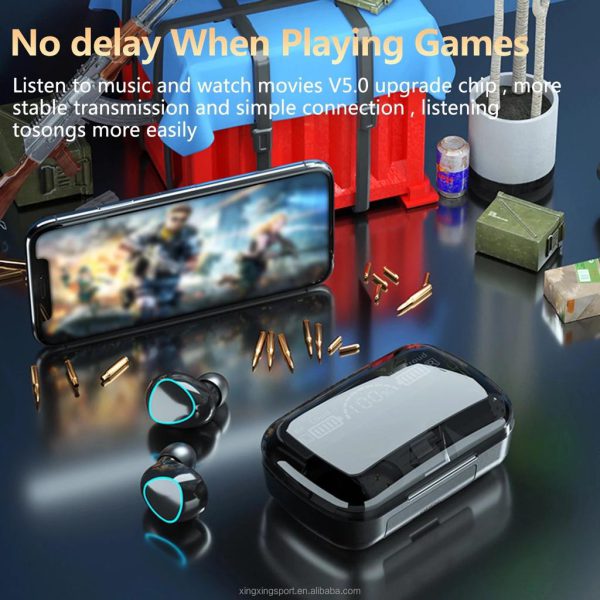 M10 Wireless Bluetooth Earbuds & Headphones Earphones Accessories (Free Shipment)