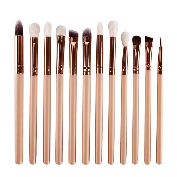 15 pcs Makeup Brushes Set- With Travel Organizer Pouch Cosmetics (Free Shipment)