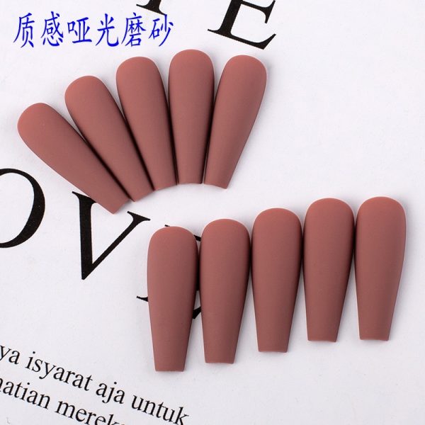 24 Pcs Black Matte Perfection – O.two.o Best Nails Cosmetics