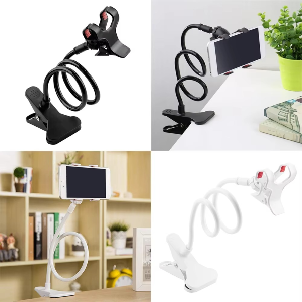 Mobile Phone Stand Holder Flexible And Power Full Grip – 360 Degree Rotating Bedside Able Lazy Snake Accessories (Free Shipment)