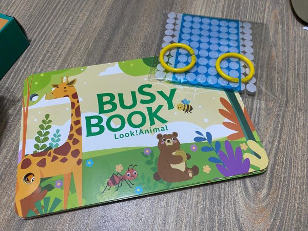 Montessori Baby Busy Book Paste Pictures Activity Early Learning Education Toy For Kids