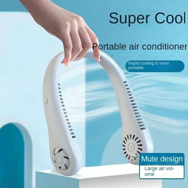 High Quality Neck Fan Portable Rechargeable Blade-less Fan Accessories (Free Shipment)