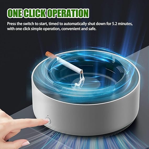2-in-1 Air Purifier Ashtray, Multi-function Electronic Smokeless Car Home Accessories (Free Shipment)