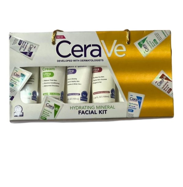 CeraVe Best Quality Hydrating Mineral Facial Kit Pack Of 6 Cosmetics (Free Shipment)