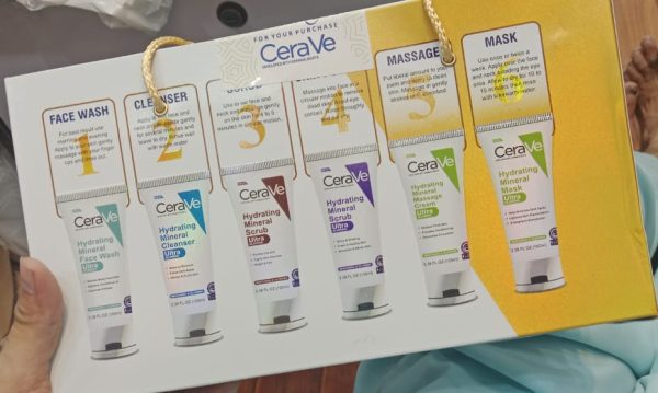 CeraVe Best Quality Hydrating Mineral Facial Kit Pack Of 6 Cosmetics (Free Shipment)