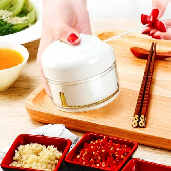 Combo Deal Garlic Tool + Mini Chopper Grinding Crusher Accessories