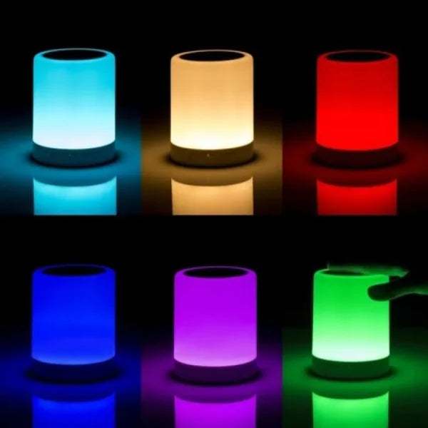 Portable Color Changing Touch Desk Lamp With Bluetooth Speaker Accessories (Free Shipment)