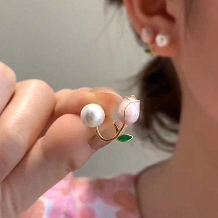 Pearl Flower Tops Jewelry