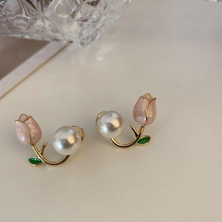 Pearl Flower Tops Jewelry