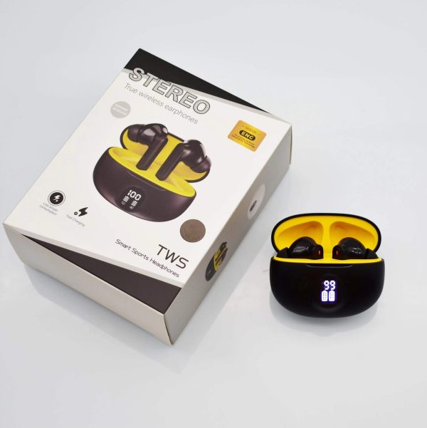 Display Earbuds Stereo 895B Wireless Bluetooth With Led Display Type C Fast Charging Accessories (Free Shipment)