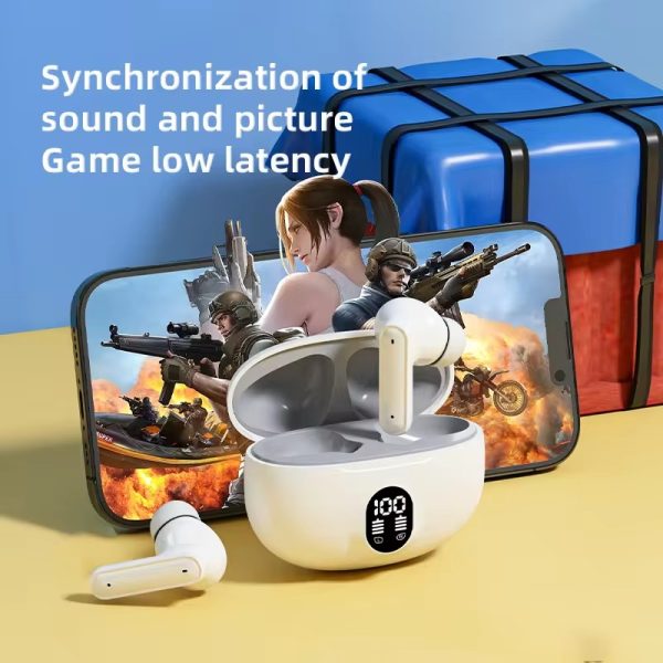 Display Earbuds Stereo 895B Wireless Bluetooth With Led Display Type C Fast Charging Accessories (Free Shipment)