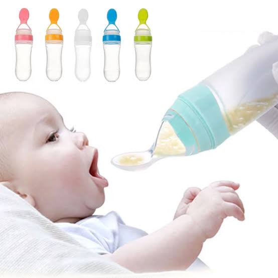 Baby Spoon Feeder – Silicone Bottle Kids (Free Shipment)
