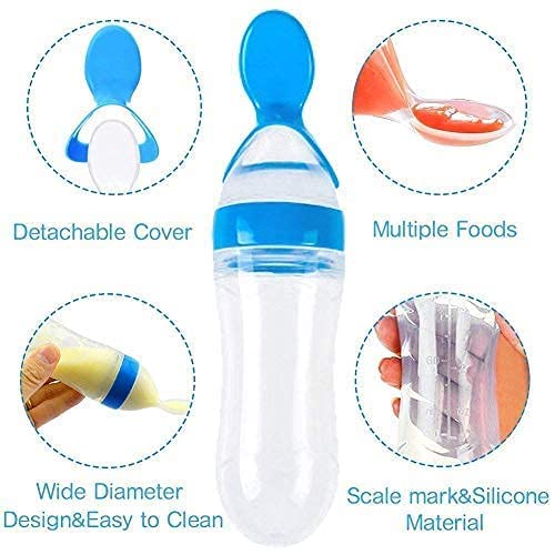 Baby Spoon Feeder – Silicone Bottle Kids (Free Shipment)