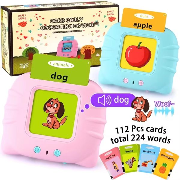 Talking Flash Cards Preschool Learning /Early Educational Toys (Free Shipment)