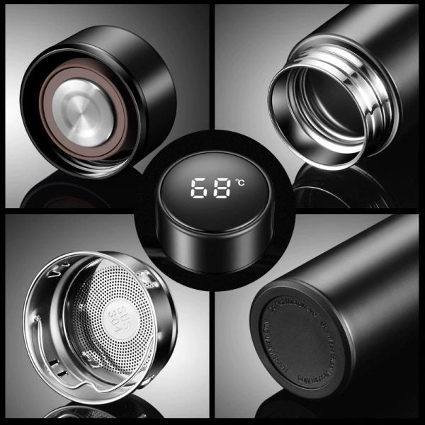 Temperature Display Vacuum Insulated Water Bottle Accessories (Free Shipment)